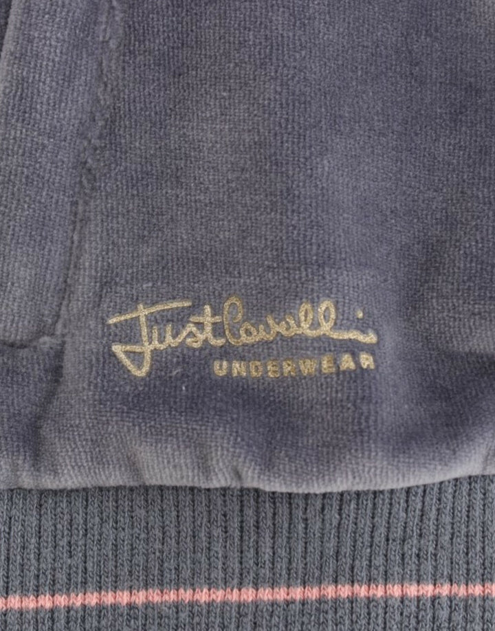 Cavalli Sample Sale Cavalli Blue velvet zipup sweater - | Designer outlet
