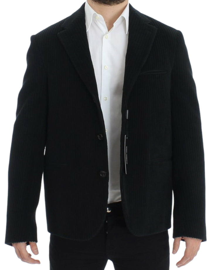 Dolce & Gabbana Elegant Black Martini Blazer Jacket