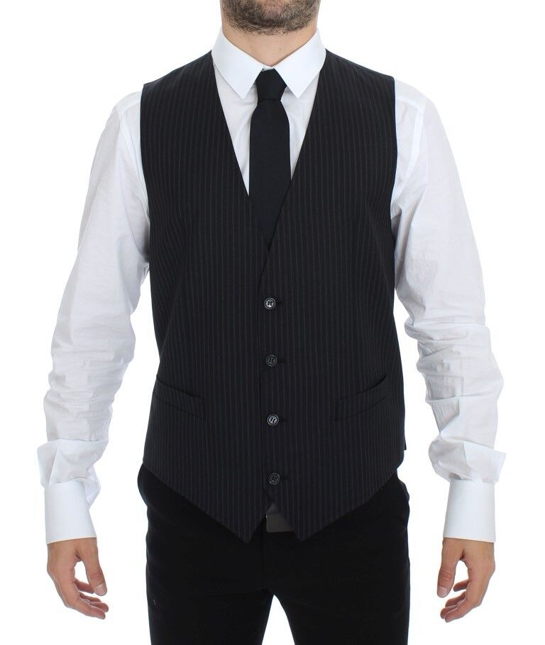 Dolce &amp; Gabbana Sample Sale Dolce &amp; Gabbana Gray Stretch Formal Dress Vest Gilet - | Designer outlet