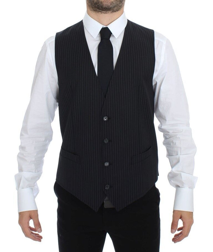 Dolce &amp; Gabbana Sample Sale Dolce &amp; Gabbana Gray Stretch Formal Dress Vest Gilet - | Designer outlet