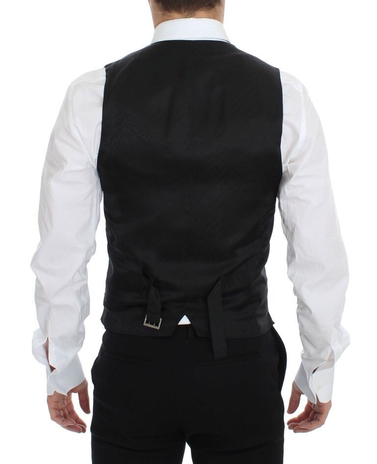 Dolce &amp; Gabbana Sample Sale Dolce &amp; Gabbana Blue Wool Formal Dress Vest Gilet - | Designer outlet