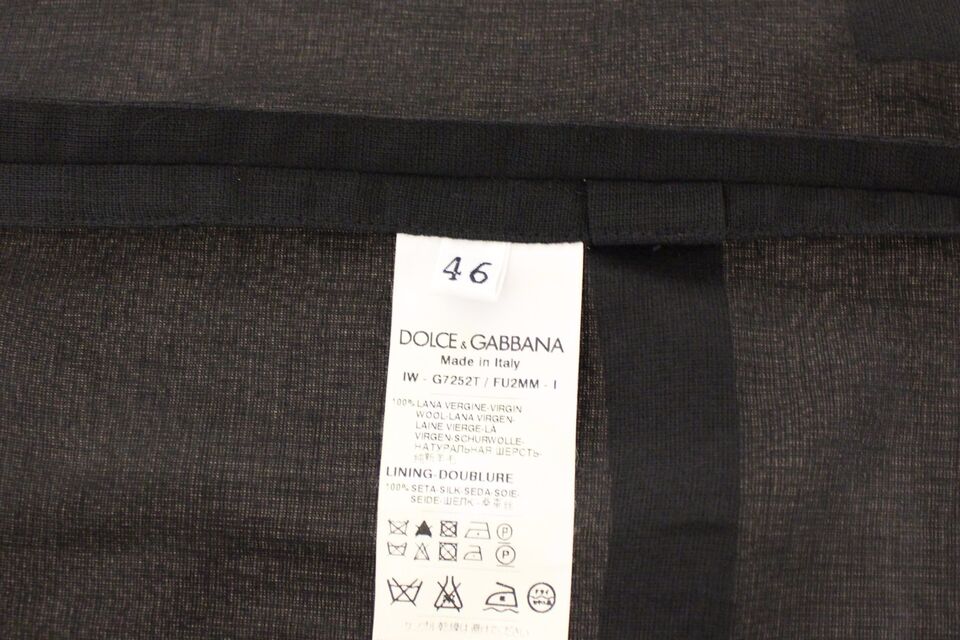 Dolce & Gabbana Black Wool Formal Dress Vest Gilet Jacket by Dolce & Gabbana outlet now on sale