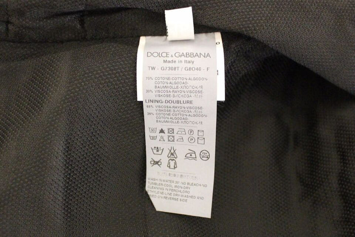Dolce &amp; Gabbana Sample Sale Dolce &amp; Gabbana Black Cotton Blend Dress Vest Gilet - | Designer outlet