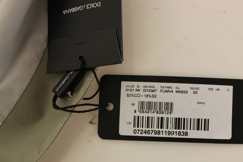 Dolce & Gabbana Beige Cotton Silk Blend Dress Vest Blazer by Dolce & Gabbana outlet now on sale