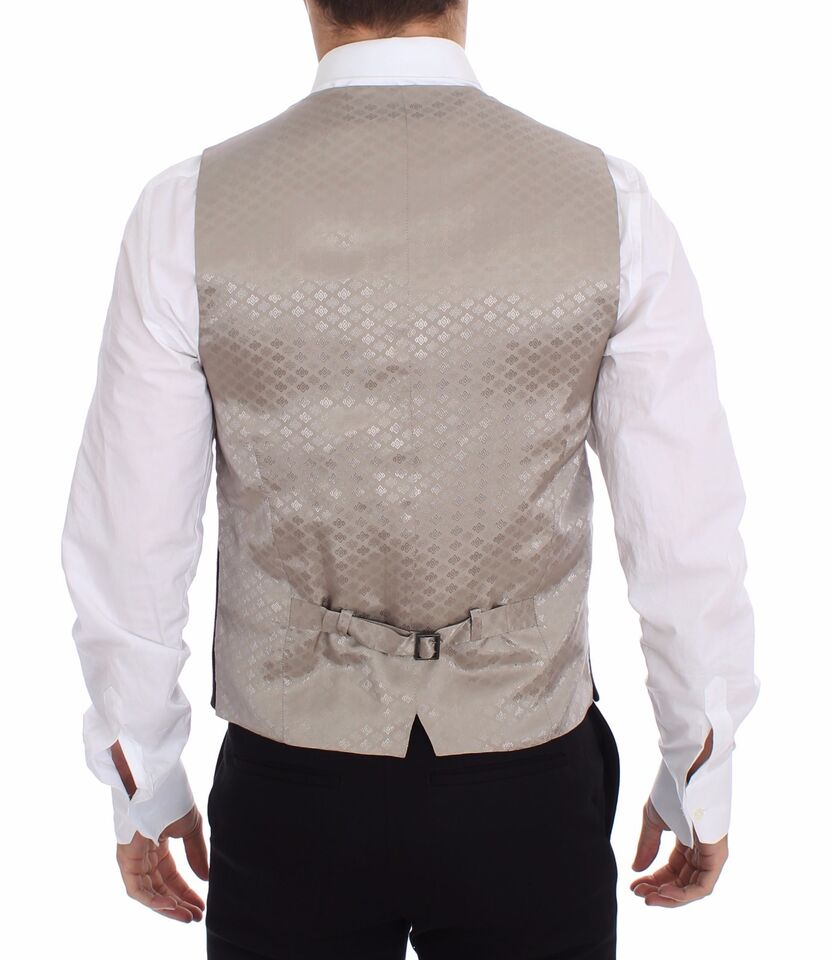 Dolce &amp; Gabbana Sample Sale Dolce &amp; Gabbana Black Cotton Dress Vest Blazer Jacket - | Designer outlet