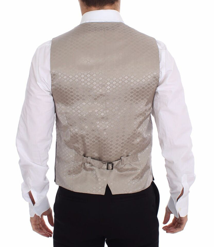 Dolce &amp; Gabbana Sample Sale Dolce &amp; Gabbana Black Cotton Dress Vest Blazer Jacket - | Designer outlet