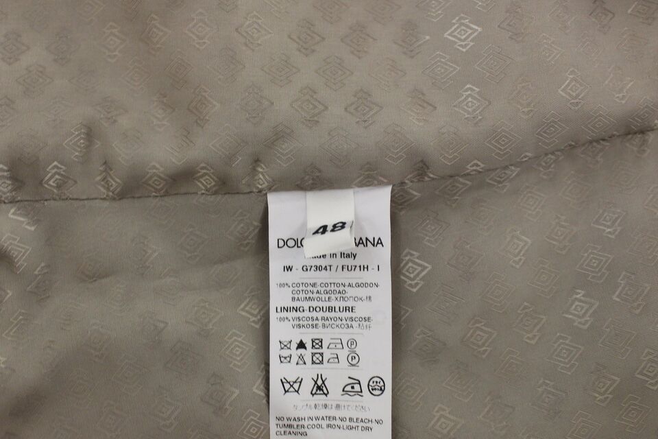 Dolce &amp; Gabbana Sample Sale Dolce &amp; Gabbana Black Cotton Dress Vest Blazer Jacket - | Designer outlet