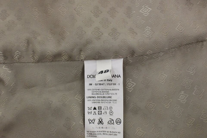 Dolce &amp; Gabbana Sample Sale Dolce &amp; Gabbana Black Cotton Dress Vest Blazer Jacket - | Designer outlet