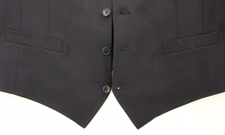 Dolce &amp; Gabbana Sample Sale Dolce &amp; Gabbana Blue Cotton Stretch Dress Vest Blazer - | Designer outlet