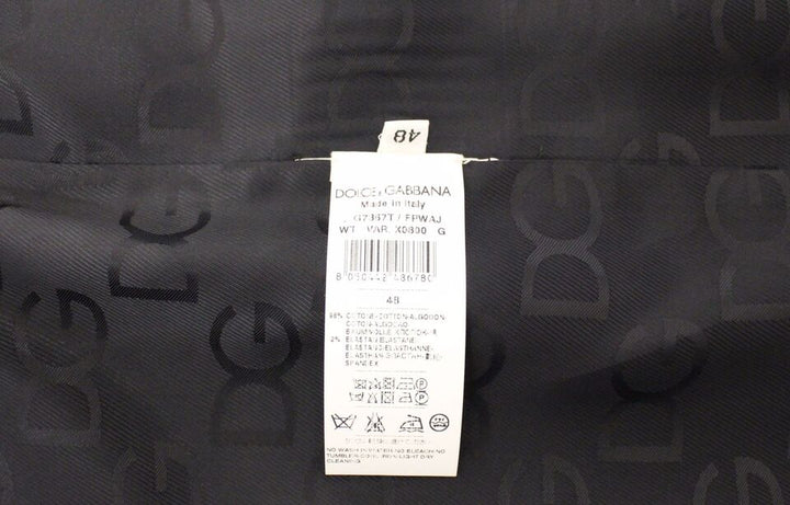 Dolce &amp; Gabbana Sample Sale Dolce &amp; Gabbana Gray Striped Wool Silk Dress Vest Gilet - | Designer outlet