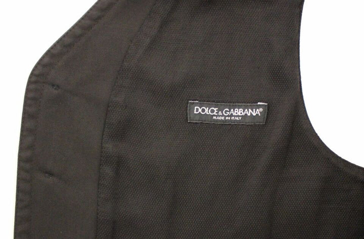Dolce &amp; Gabbana Sample Sale Dolce &amp; Gabbana Black Cotton Viscose Dress Vest Blazer - | Designer outlet