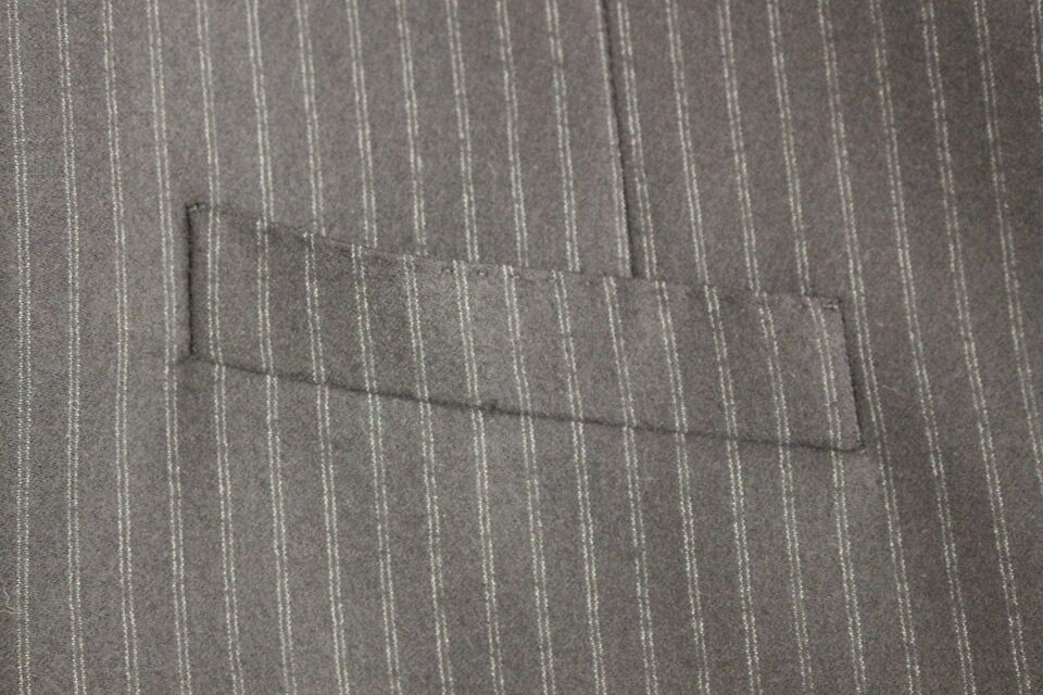 Dolce &amp; Gabbana Sample Sale Dolce &amp; Gabbana Black Striped Wool Single Breasted Vest - | Designer outlet