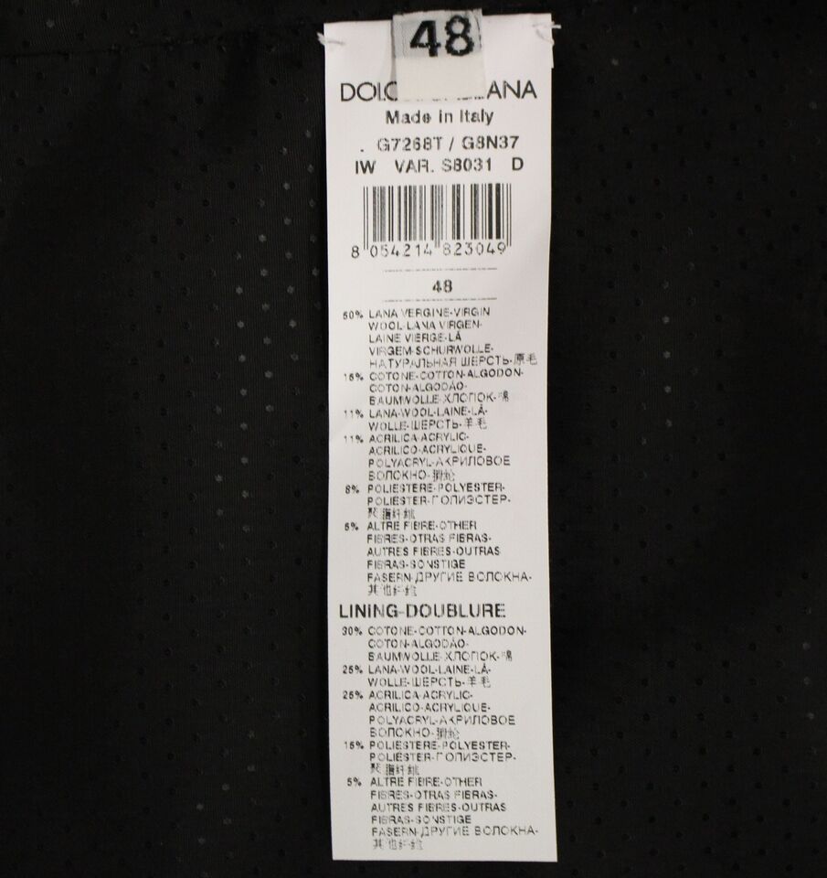 Dolce &amp; Gabbana Sample Sale Dolce &amp; Gabbana Gray Wool Blend Vest Gilet Weste - | Designer outlet