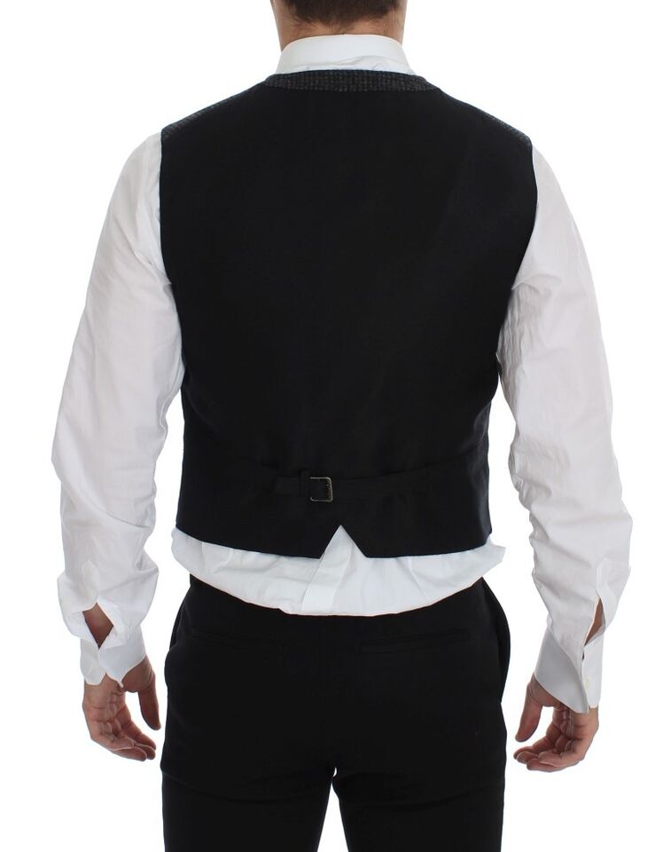 Dolce &amp; Gabbana Sample Sale Dolce &amp; Gabbana Gray Wool Blend Vest Gilet Weste - | Designer outlet