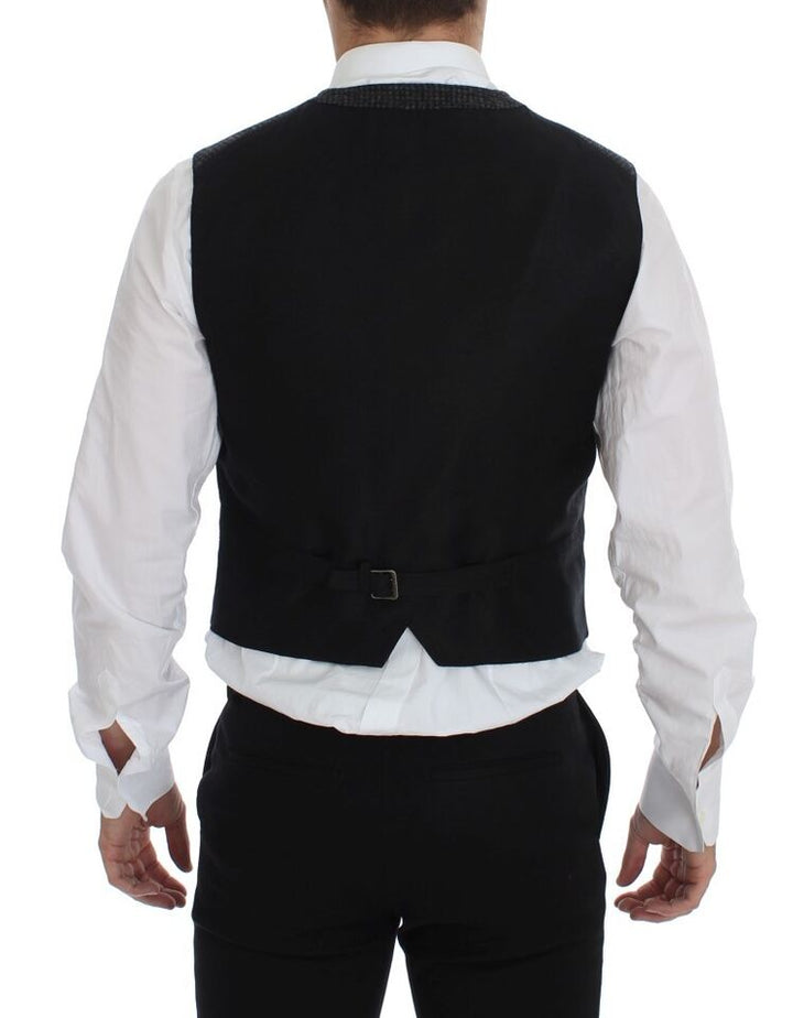 Dolce &amp; Gabbana Sample Sale Dolce &amp; Gabbana Gray Wool Blend Vest Gilet Weste - | Designer outlet