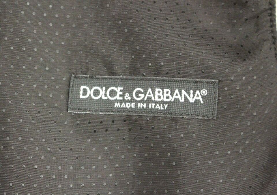 Dolce &amp; Gabbana Sample Sale Dolce &amp; Gabbana Gray Wool Blend Logo Vest Gilet Weste - | Designer outlet