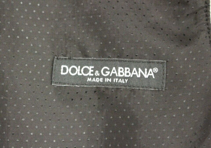 Dolce &amp; Gabbana Sample Sale Dolce &amp; Gabbana Gray Wool Blend Logo Vest Gilet Weste - | Designer outlet
