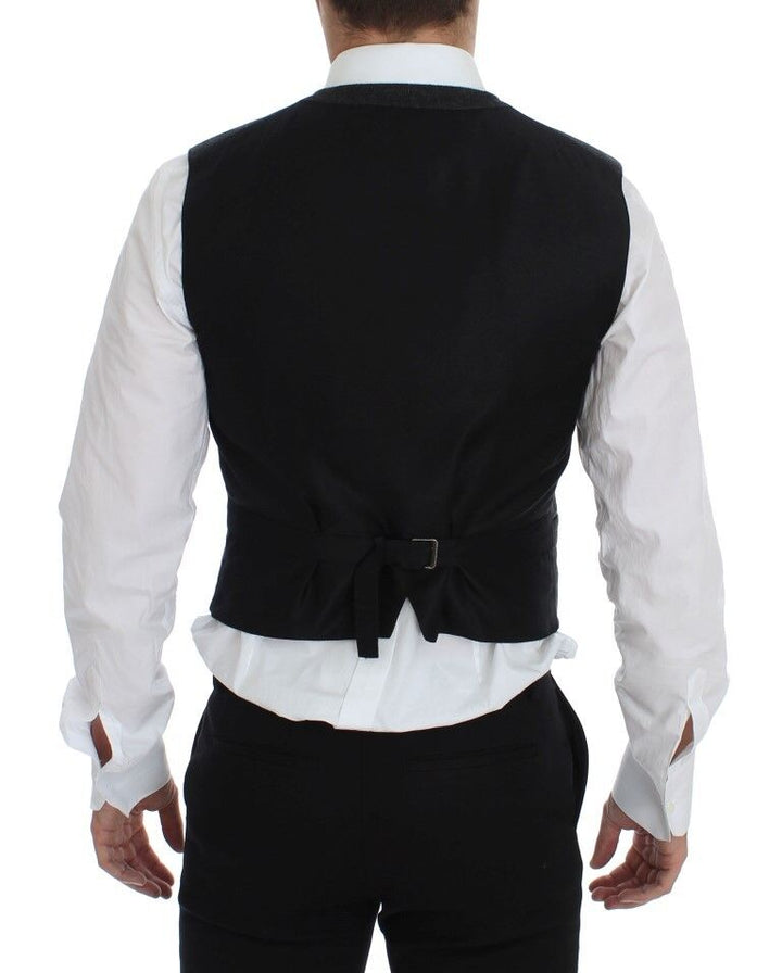 Dolce &amp; Gabbana Sample Sale Dolce &amp; Gabbana Gray Wool Blend Vest Gilet Weste - | Designer outlet