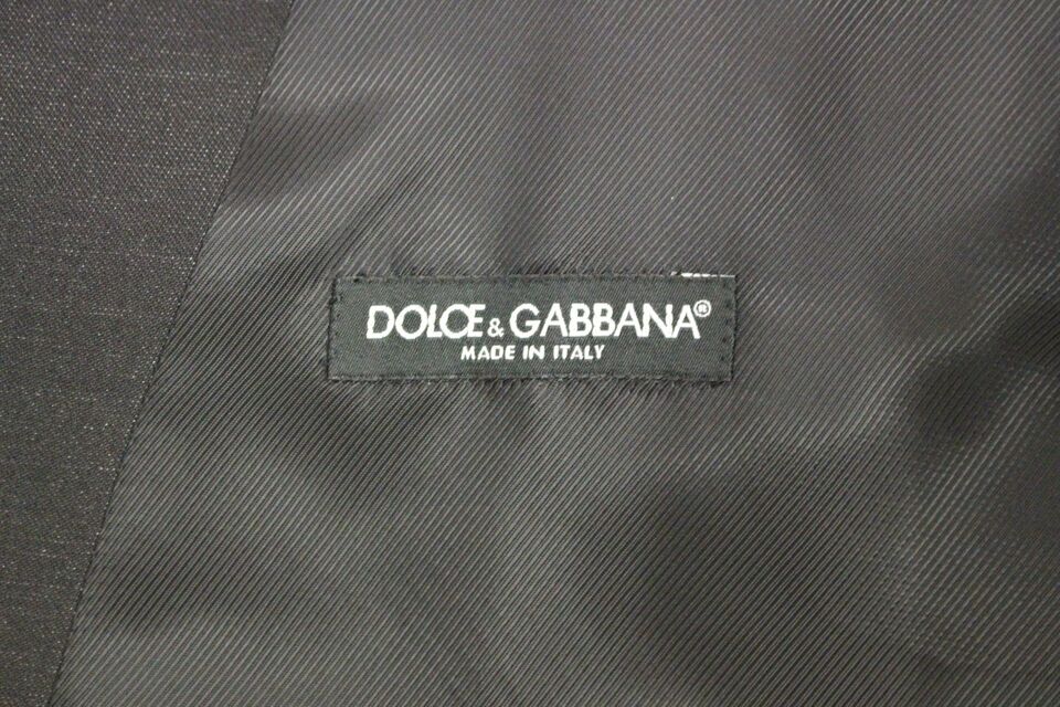 Dolce &amp; Gabbana Sample Sale Dolce &amp; Gabbana Gray Wool Silk Dress Vest Gilet Weste - | Designer outlet