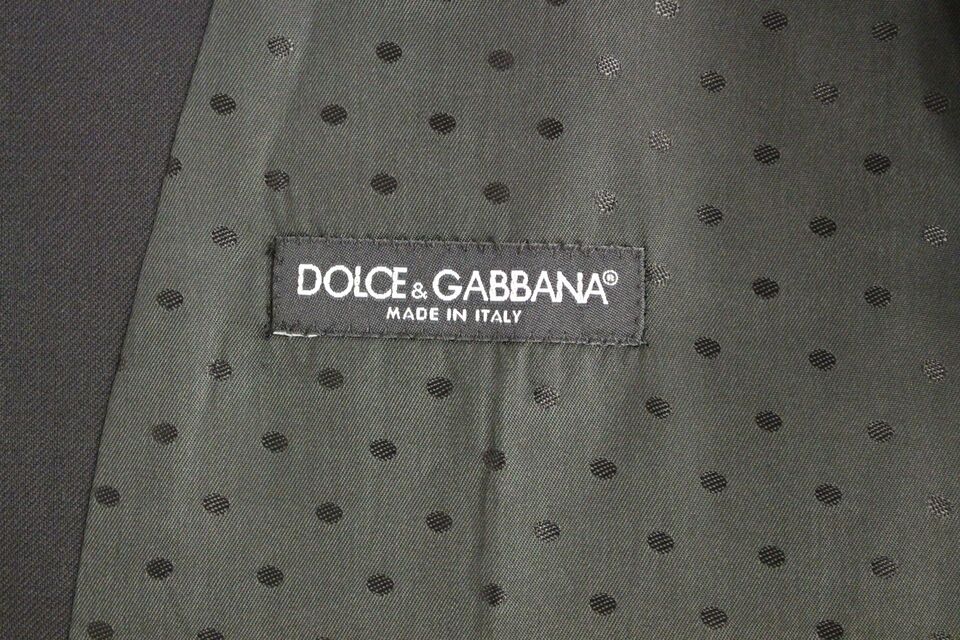 Dolce &amp; Gabbana Sample Sale Dolce &amp; Gabbana Black Wool Formal Dress Vest Gilet Weste - | Designer outlet