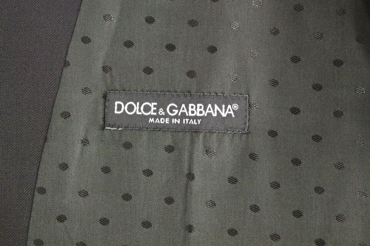 Dolce &amp; Gabbana Sample Sale Dolce &amp; Gabbana Black Wool Formal Dress Vest Gilet Weste - | Designer outlet