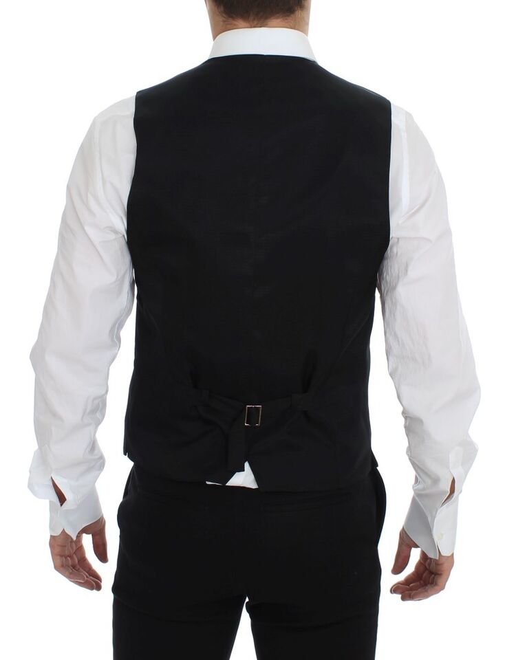 Dolce &amp; Gabbana Sample Sale Dolce &amp; Gabbana Gray Wool Formal Dress Vest Gilet Weste - | Designer outlet