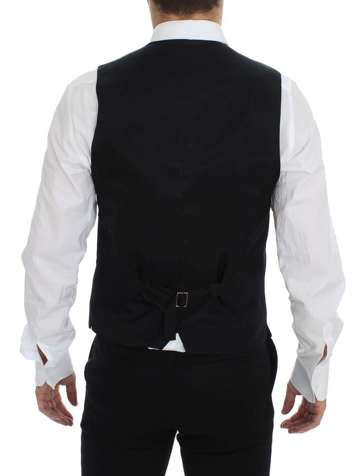 Dolce &amp; Gabbana Sample Sale Dolce &amp; Gabbana Gray Wool Formal Dress Vest Gilet Weste - | Designer outlet