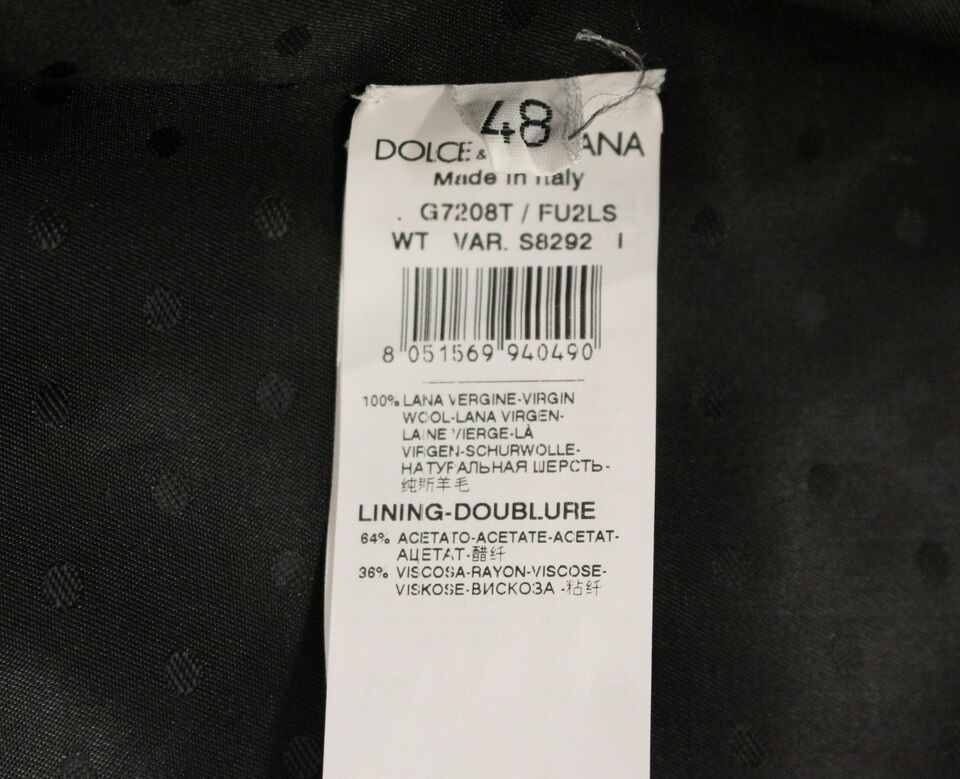 Dolce & Gabbana Gray Wool Formal Dress Vest Gilet Weste by Dolce & Gabbana outlet now on sale