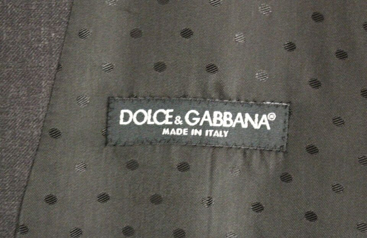 Dolce & Gabbana Gray Wool Formal Dress Vest Gilet Weste by Dolce & Gabbana outlet now on sale
