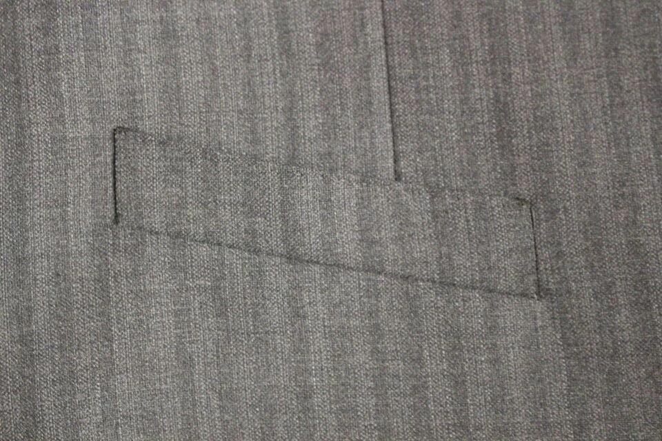 Dolce &amp; Gabbana Sample Sale Dolce &amp; Gabbana Gray Striped Wool Single Breasted Vest - | Designer outlet