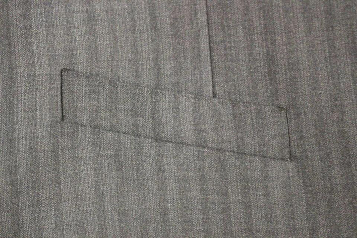Dolce &amp; Gabbana Sample Sale Dolce &amp; Gabbana Gray Striped Wool Single Breasted Vest - | Designer outlet