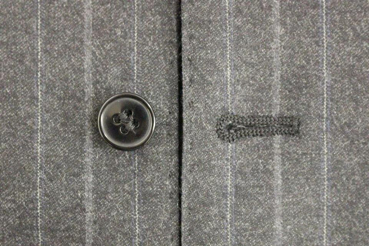 Dolce &amp; Gabbana Gray Striped Wool Logo Vest Gilet Weste by Dolce &amp; Gabbana outlet now on sale