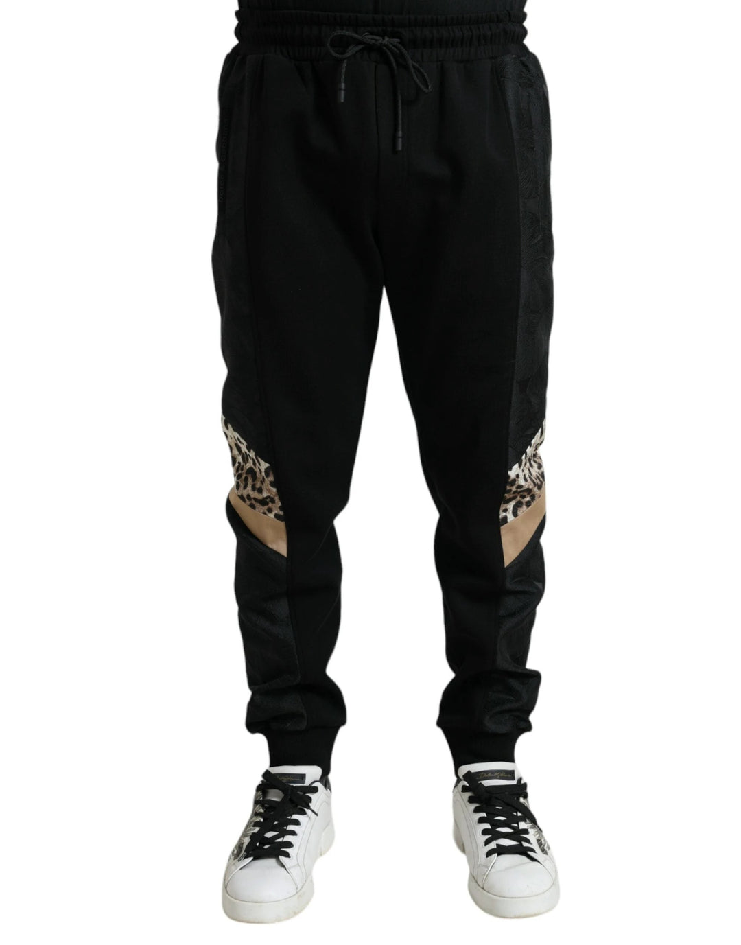 Dolce &amp; Gabbana Sample Sale Dolce &amp; Gabbana Black Cotton Slim Stretch Jogger Pants - | Designer outlet
