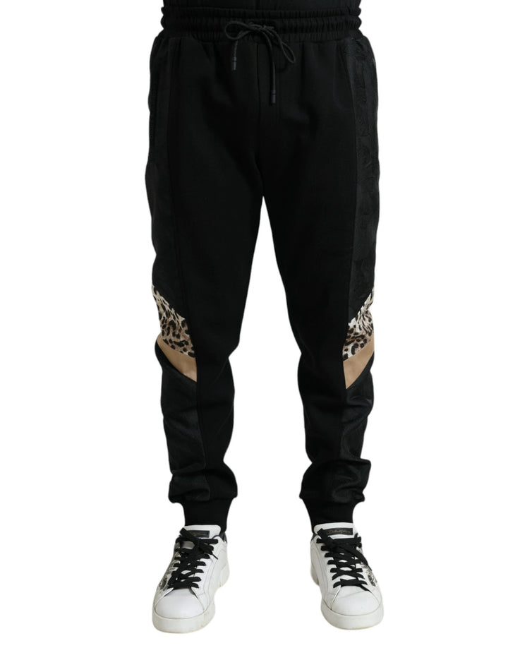 Dolce &amp; Gabbana Sample Sale Dolce &amp; Gabbana Black Cotton Slim Stretch Jogger Pants - | Designer outlet