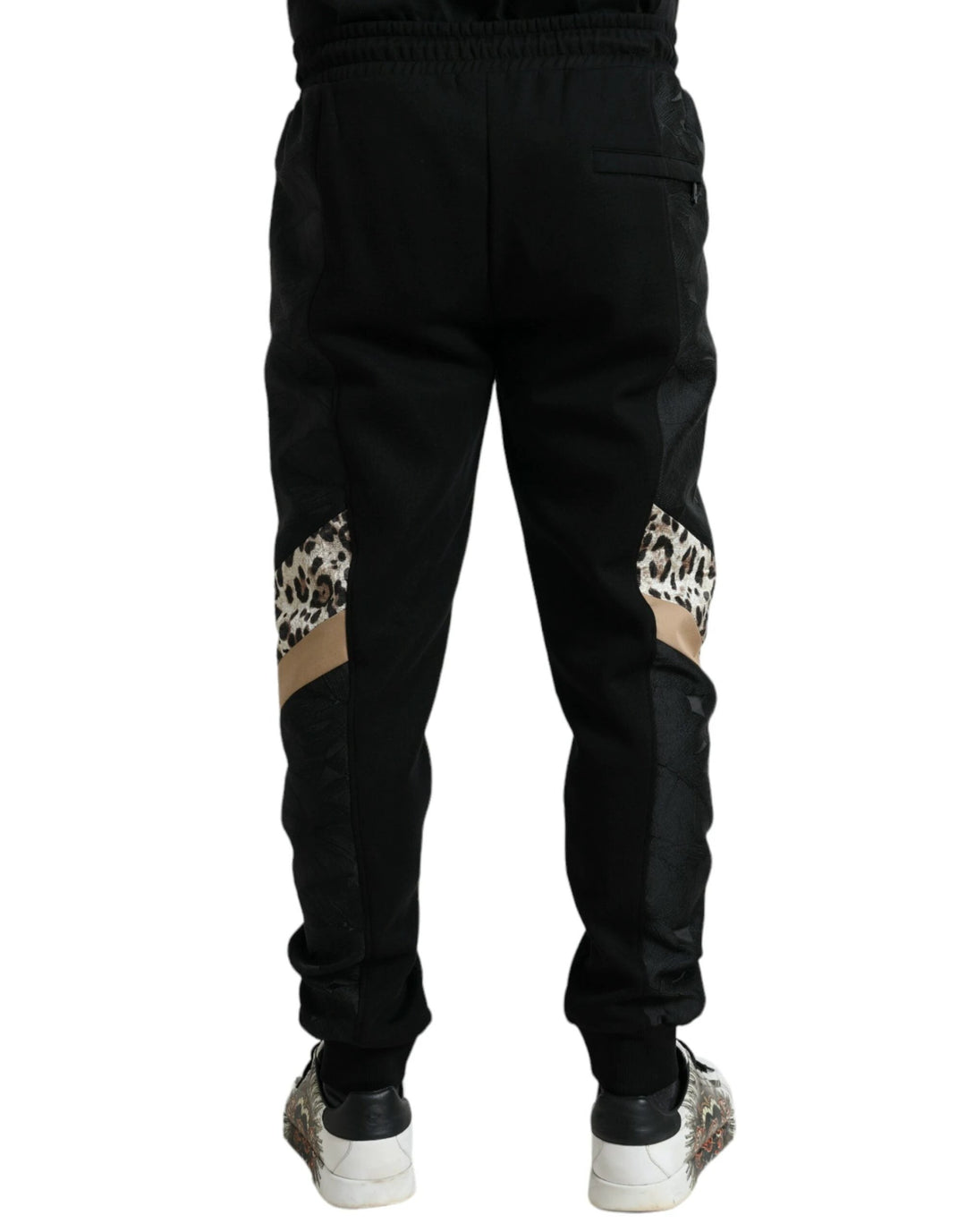 Dolce &amp; Gabbana Sample Sale Dolce &amp; Gabbana Black Cotton Slim Stretch Jogger Pants - | Designer outlet