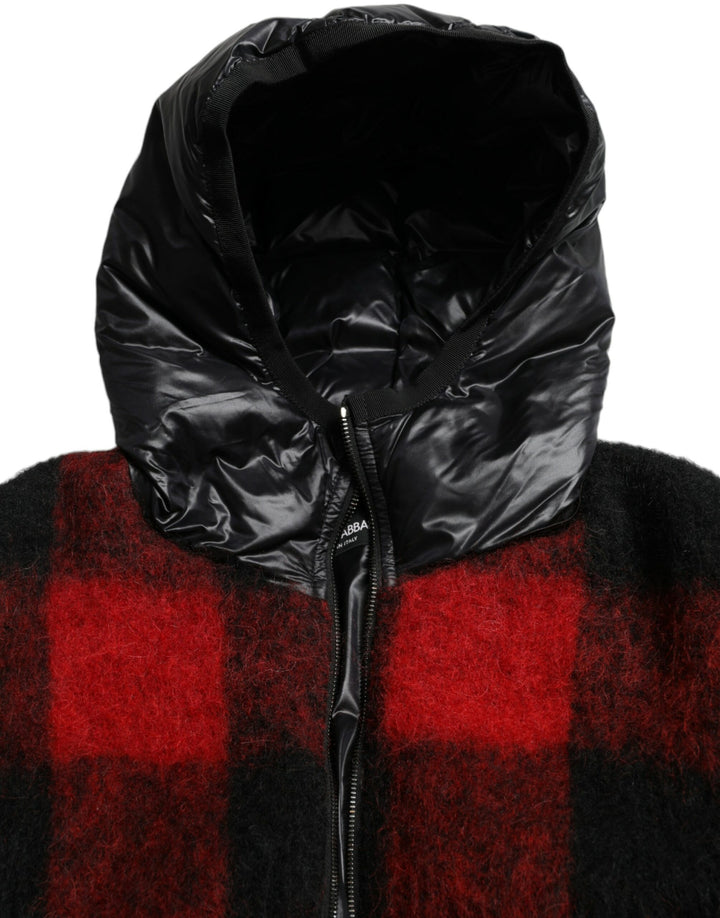 Dolce & Gabbana - Dolce & Gabbana Elegant Buffalo Check Poncho Jacket - JKT3726 - 40 - Ask Me Wear