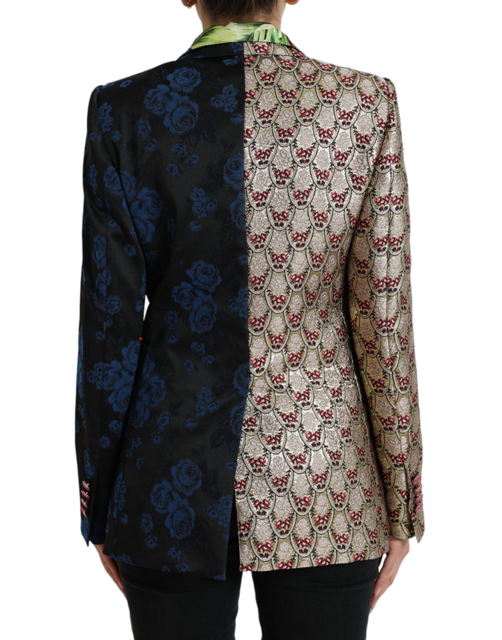 Dolce & Gabbana - Dolce & Gabbana Elegant Multicolor Patchwork Blazer - JKT3315 - 40 - Ask Me Wear