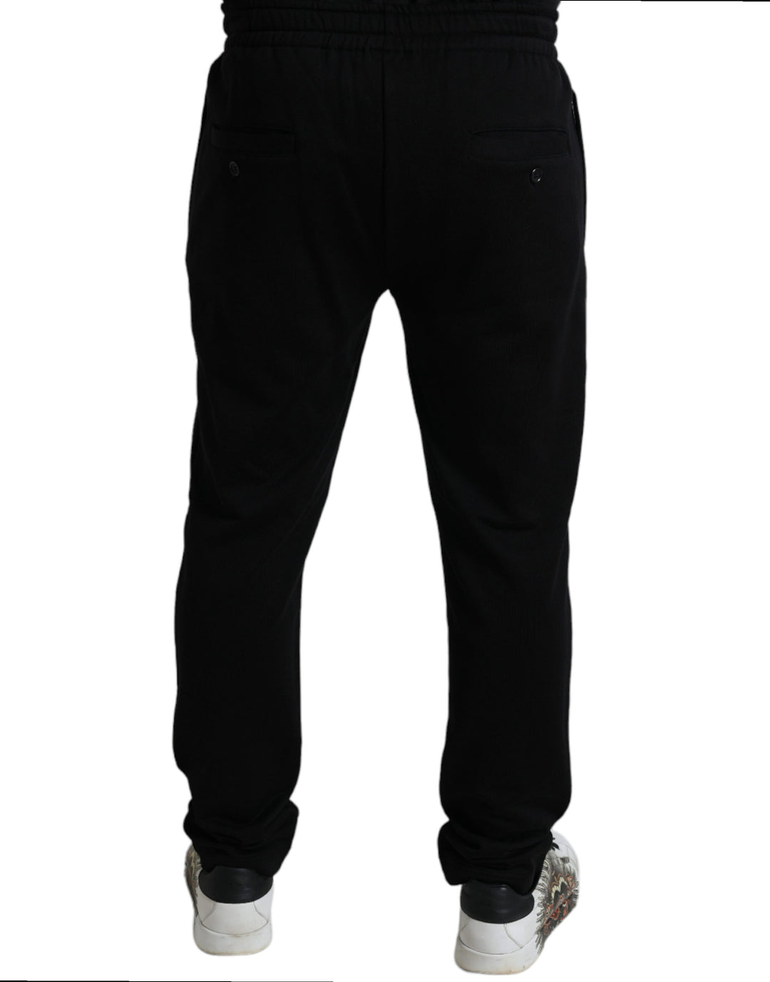 Dolce &amp; Gabbana Sample Sale Dolce &amp; Gabbana Black DG Logo Skinny Jogger Sweatpants Pants - | Designer outlet