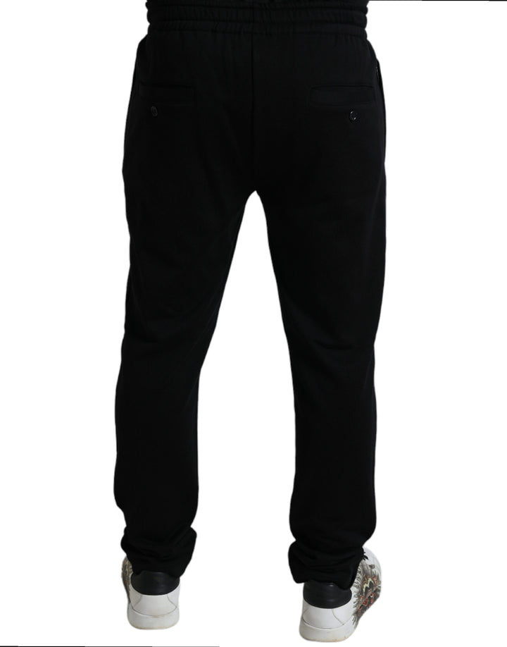 Dolce &amp; Gabbana Sample Sale Dolce &amp; Gabbana Black DG Logo Skinny Jogger Sweatpants Pants - | Designer outlet