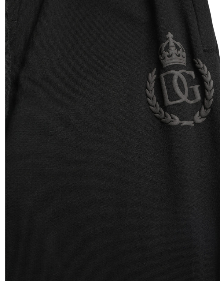 Dolce &amp; Gabbana Sample Sale Dolce &amp; Gabbana Black DG Logo Skinny Jogger Sweatpants Pants - | Designer outlet