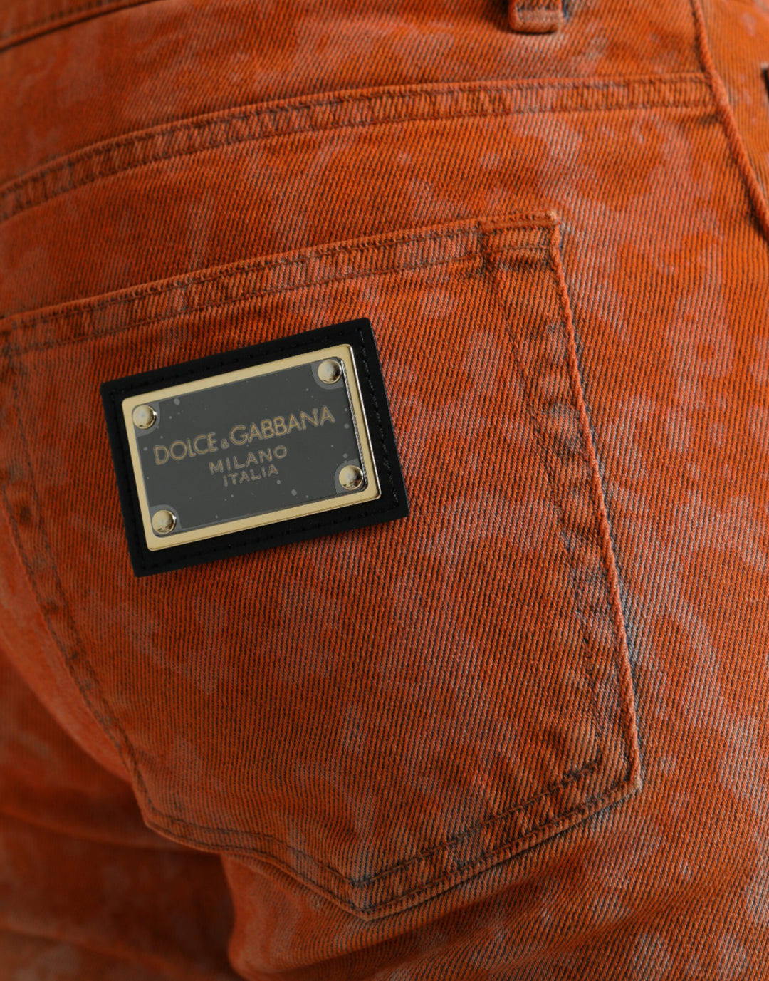 Dolce &amp; Gabbana Sample Sale Dolce &amp; Gabbana Multicolor Ombre Cotton Slim Fit Denim Jeans - | Designer outlet