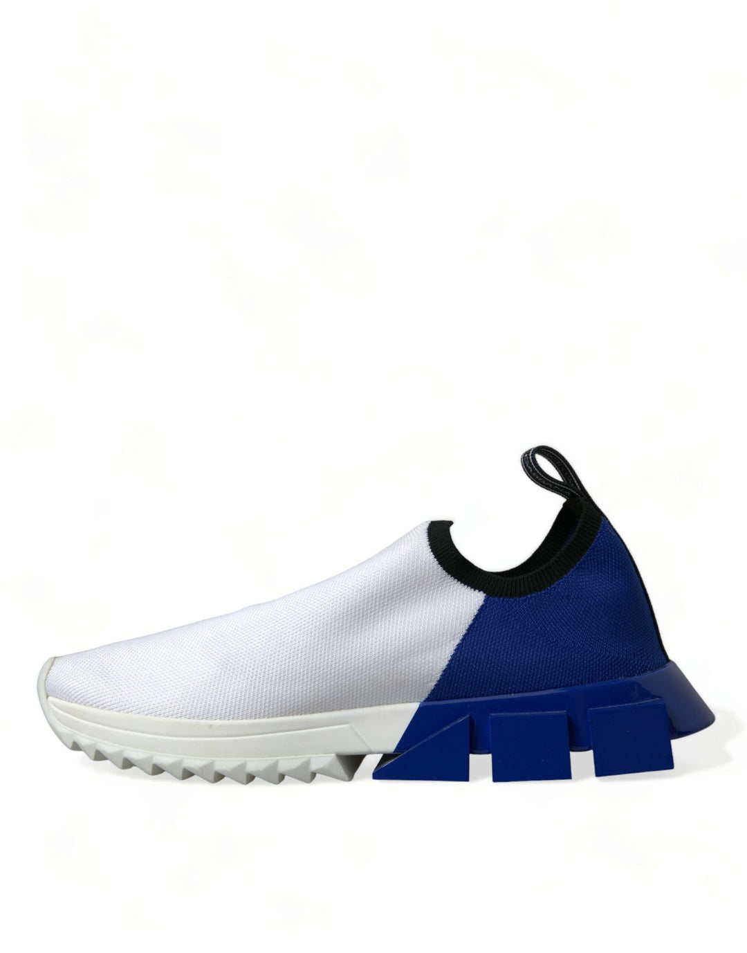 Dolce &amp; Gabbana Sample Sale Dolce &amp; Gabbana White Blue Sorrento Low Top Men Casual Sneakers Shoes - | Designer outlet