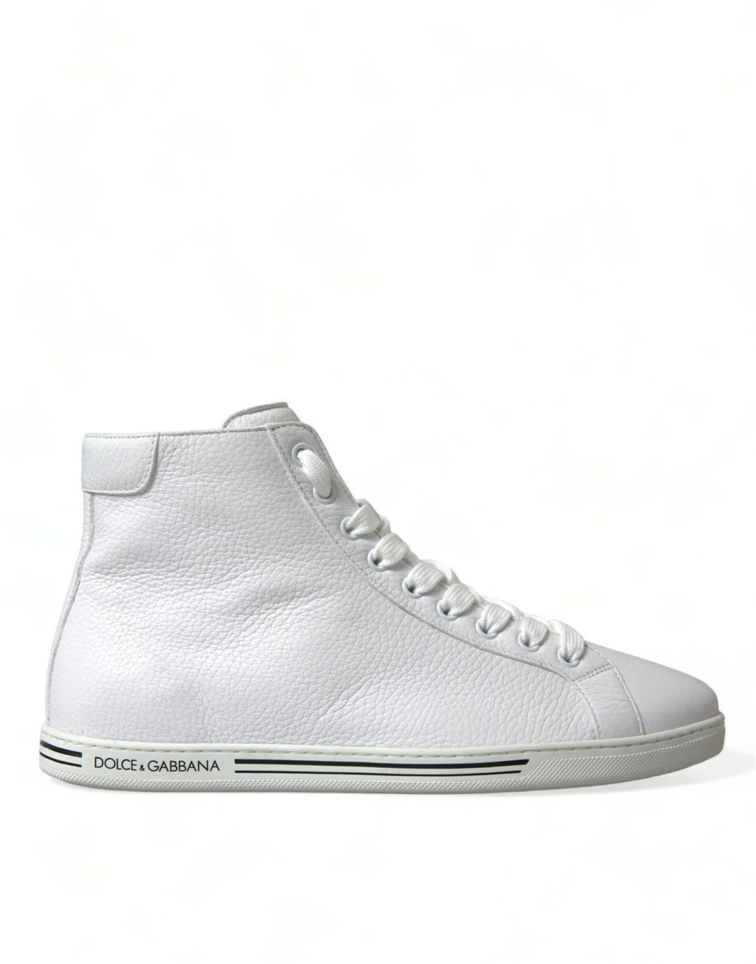 Dolce &amp; Gabbana Sample Sale Dolce &amp; Gabbana White Saint Tropez High Top Men Sneakers Shoes - | Designer outlet