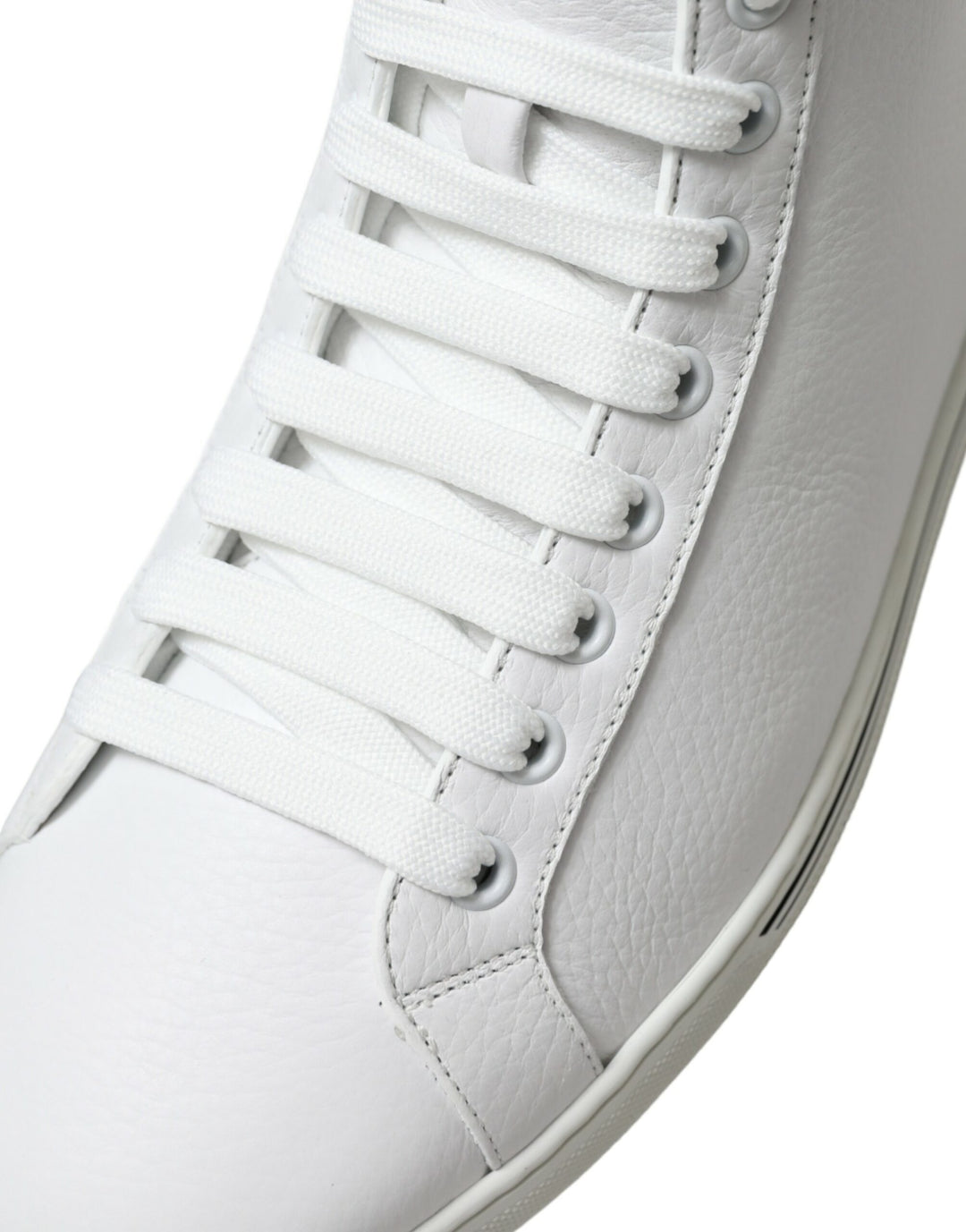 Dolce &amp; Gabbana Sample Sale Dolce &amp; Gabbana White Saint Tropez High Top Men Sneakers Shoes - | Designer outlet