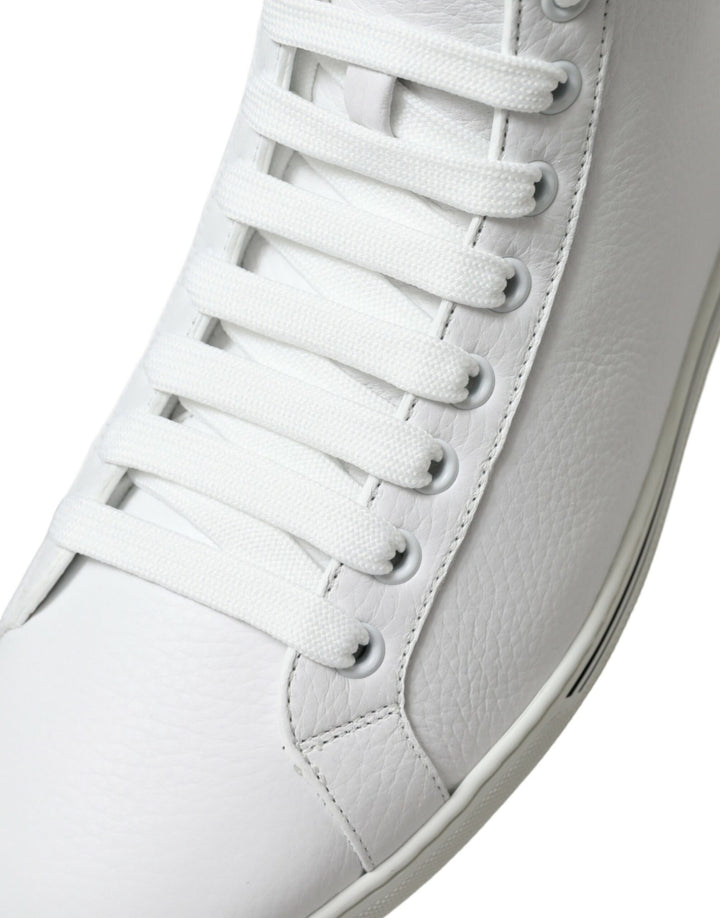Dolce &amp; Gabbana Sample Sale Dolce &amp; Gabbana White Saint Tropez High Top Men Sneakers Shoes - | Designer outlet