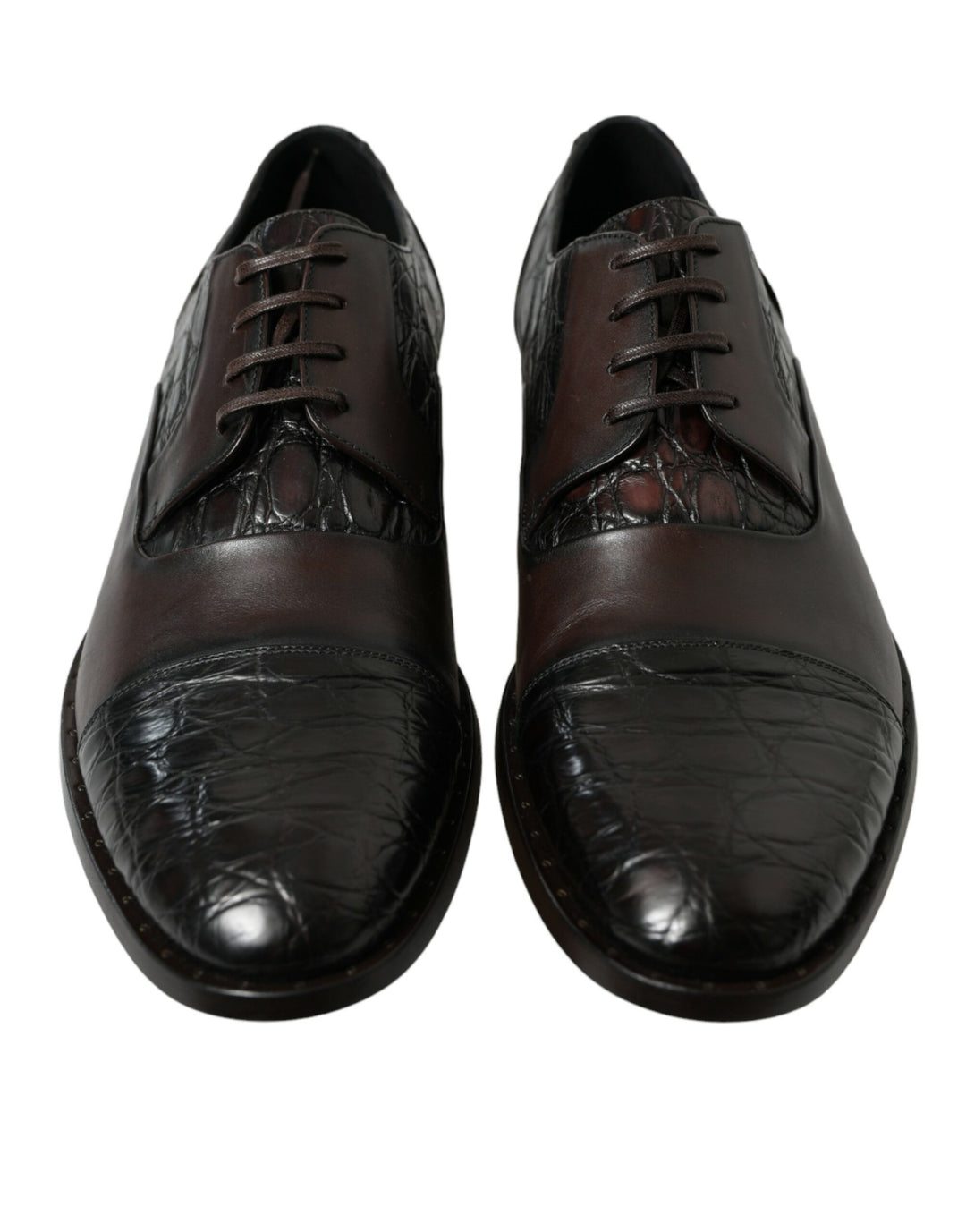 Dolce &amp; Gabbana Sample Sale Dolce &amp; Gabbana Brown Exotic Leather Formal Men Dress Shoes - | Designer outlet