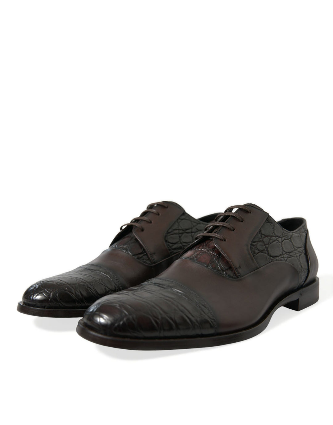 Dolce &amp; Gabbana Sample Sale Dolce &amp; Gabbana Brown Exotic Leather Formal Men Dress Shoes - | Designer outlet