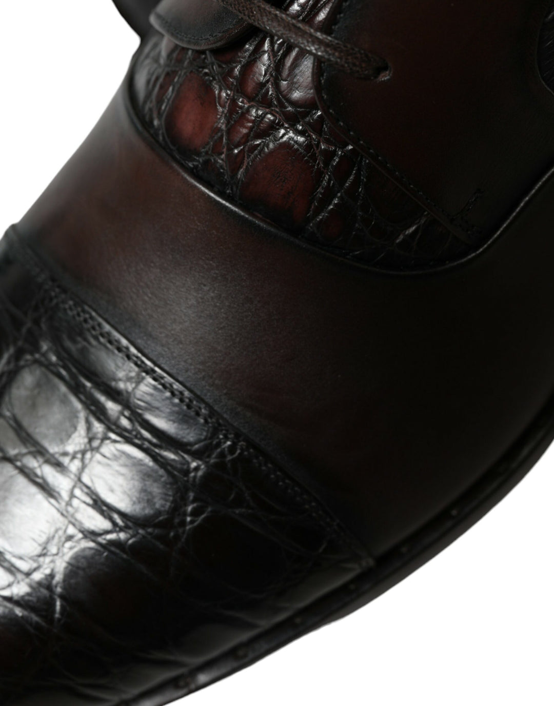 Dolce &amp; Gabbana Sample Sale Dolce &amp; Gabbana Brown Exotic Leather Formal Men Dress Shoes - | Designer outlet