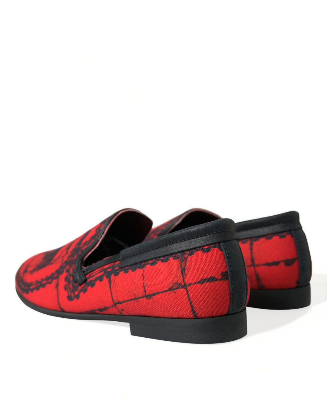 Dolce &amp; Gabbana Red Black Torero Loafers Slippers Men Shoes by Dolce &amp; Gabbana outlet now on sale