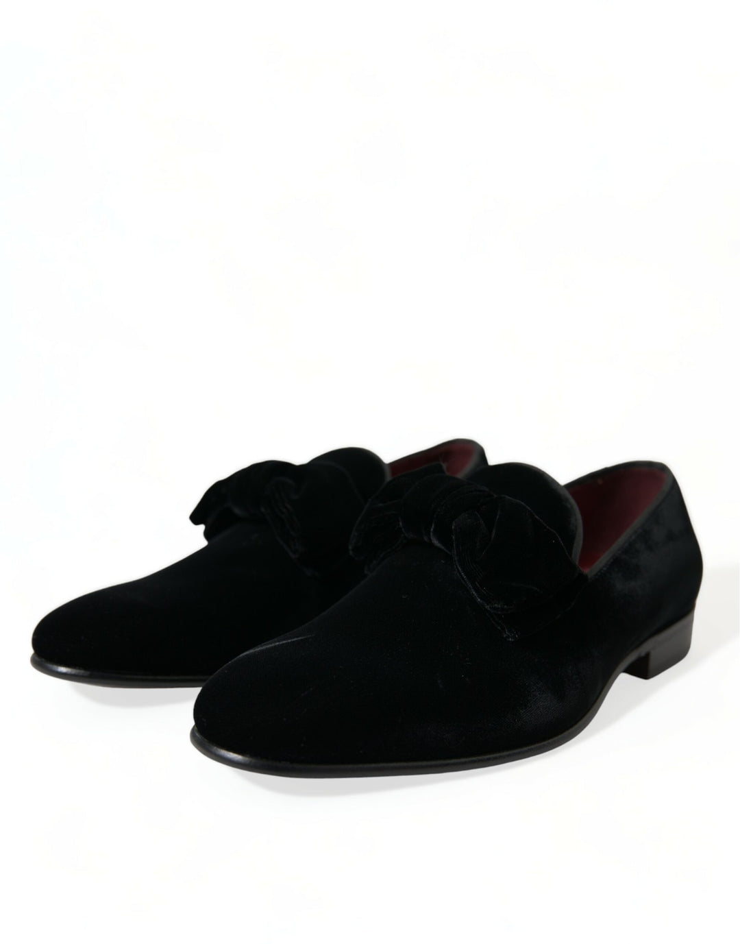 Dolce &amp; Gabbana Sample Sale Dolce &amp; Gabbana Black Velvet Loafers Formal Dress Shoes - | Designer outlet